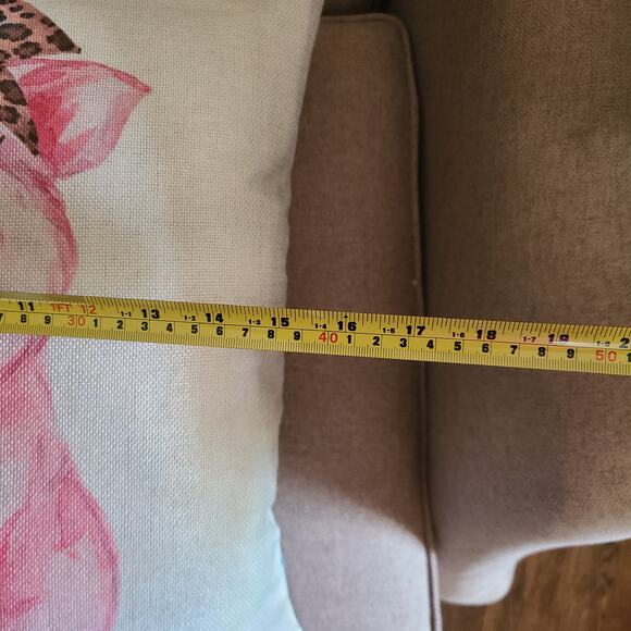 Adorable Pink Pig Pillow Cover-Piglet with Bandana | Farmhouse Decor 15" Square - Picture 6 of 6